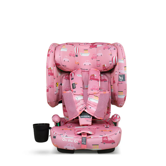 Cosatto On The Go i-Size Travel Car Seat-Rosy