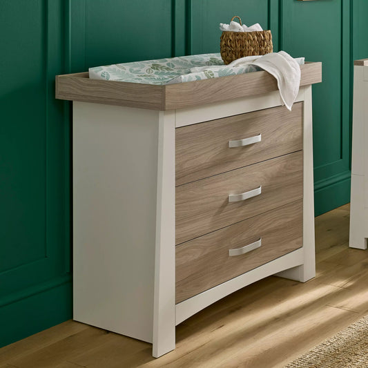 CuddleCo Ada Dresser-White & Ash