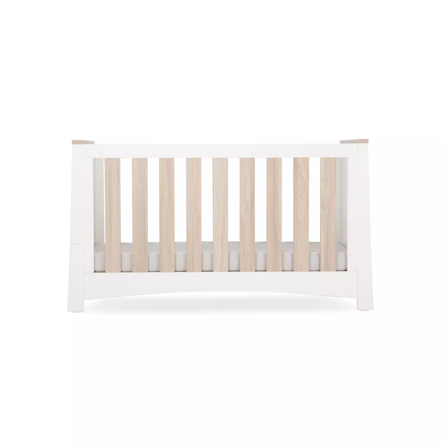 CuddleCo Ada Cotbed-White & Ash