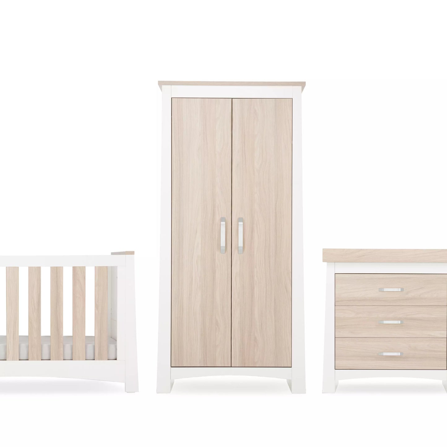 CuddleCo Ada Three Piece-White & Ash