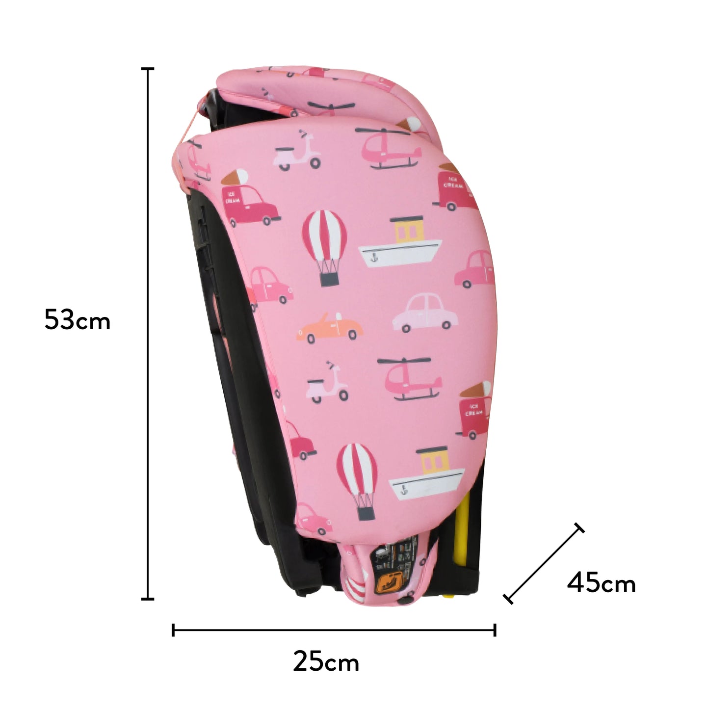 Cosatto On The Go i-Size Travel Car Seat-Rosy