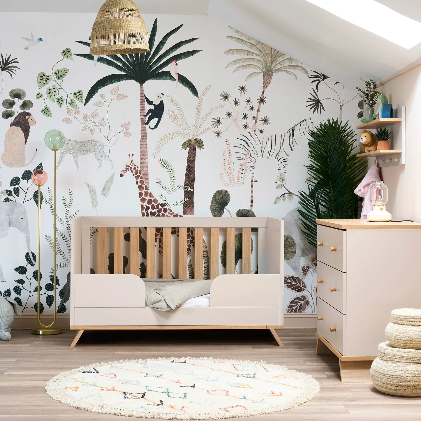 OBaby Thea Cotbed-Latte