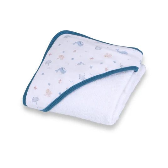 Baby Elegance Hooded Towel-Under The Sea (2 Pack)