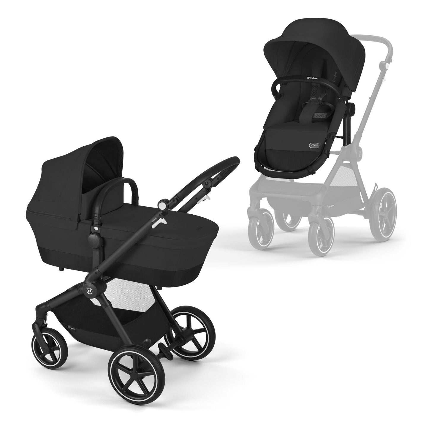 CYBEX EOS Lux Essential Bundle-Moon Black