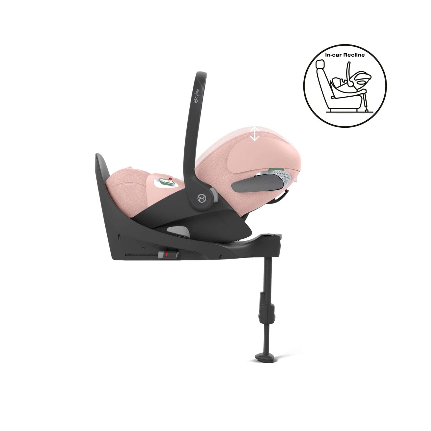 Cybex Cloud T I-Size Car Seat-Peach Pink Plus