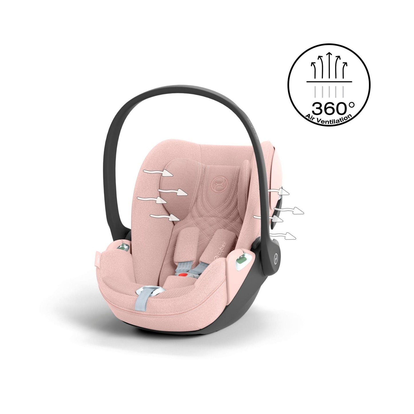 Cybex Cloud T I-Size Car Seat-Peach Pink Plus