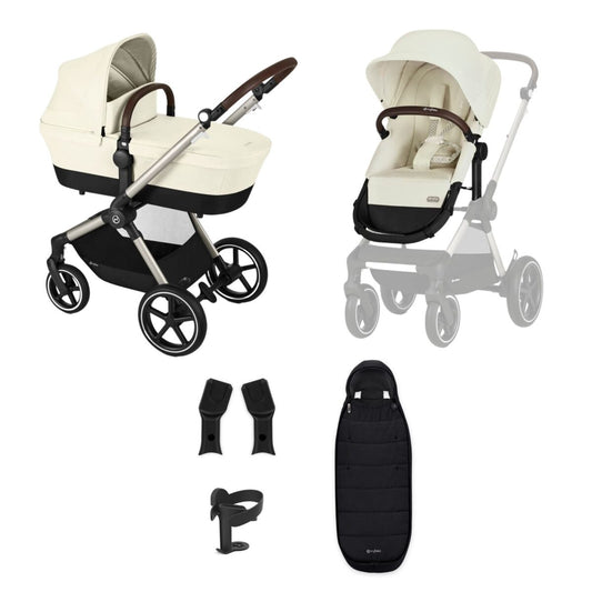 CYBEX EOS Lux Essential Bundle-Seashell Beige