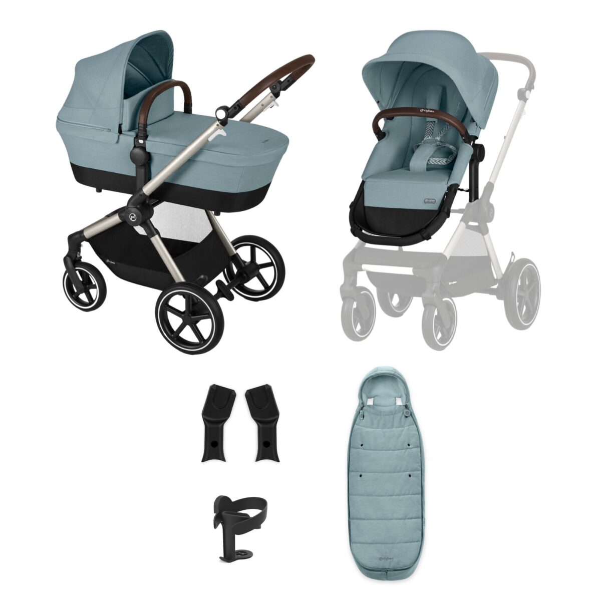 cybex eos.lux CYBEX EOS Lux Essential Bundle-Sky Blue