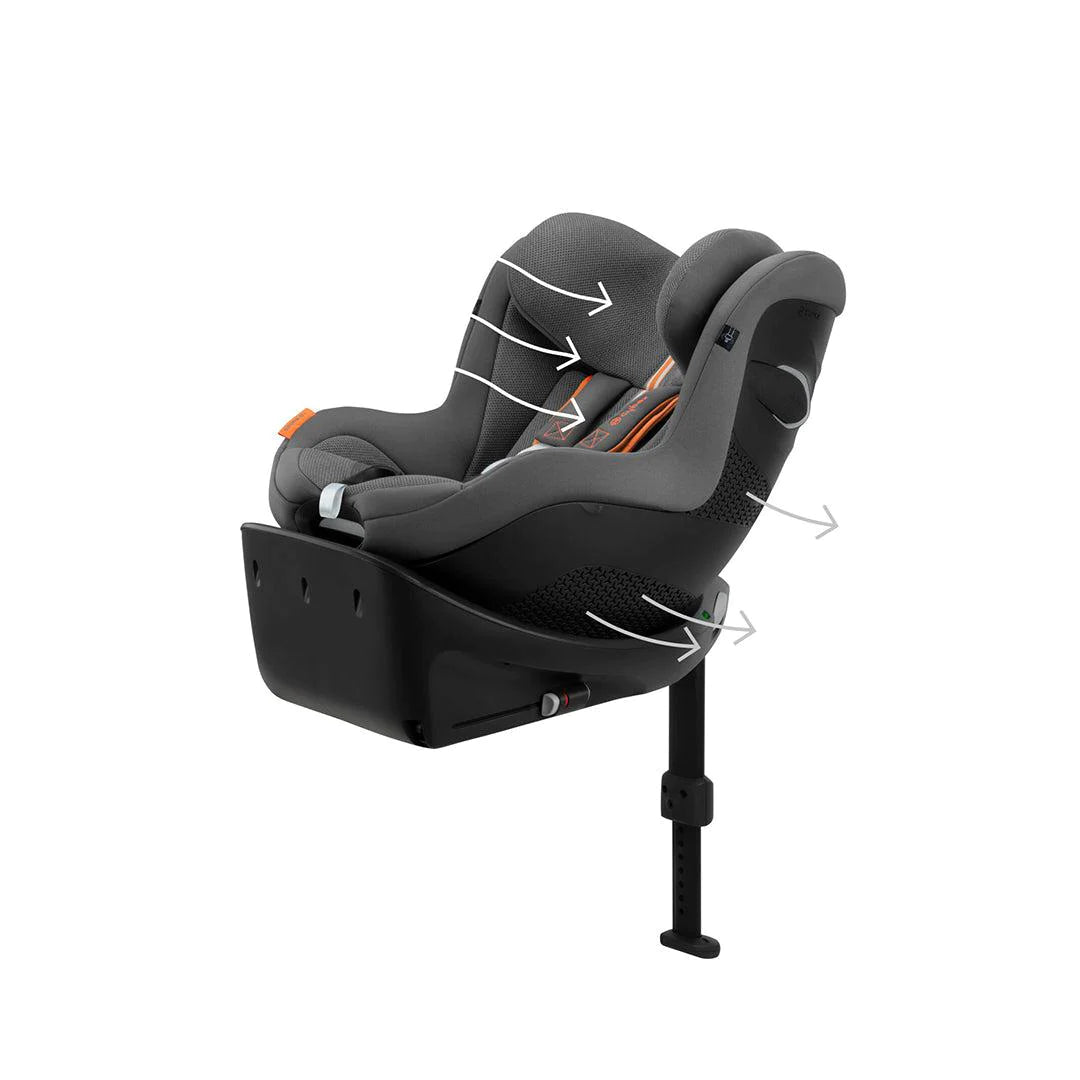 CYBEX Sirona Gi Plus i-Size Car Seat-Lava Grey