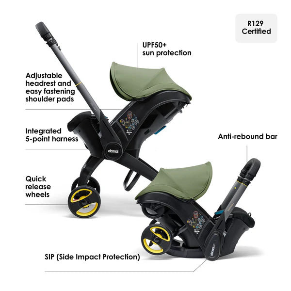 Doona i Car Seat & Stroller-Desert Green