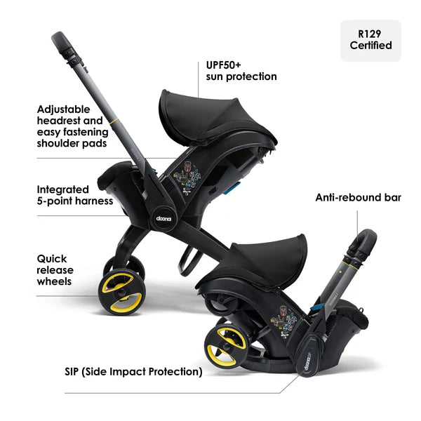 Doona i Car Seat & Stroller-Nitro Black
