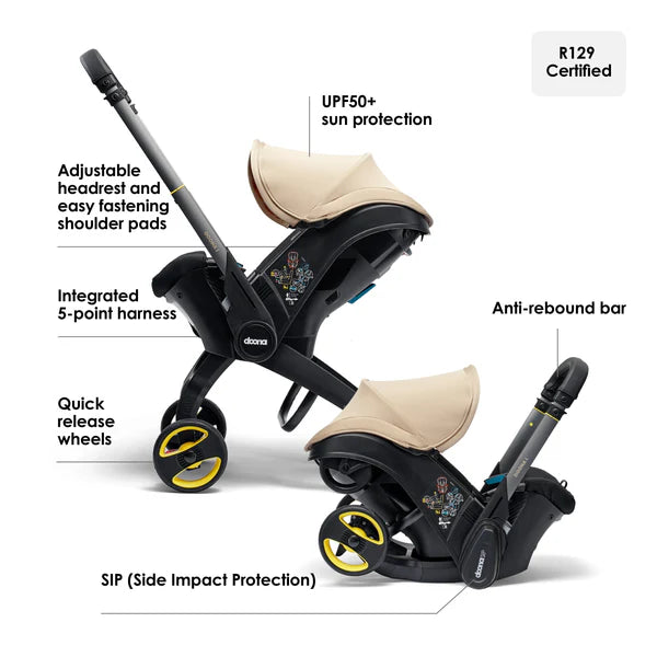 Doona i Car Seat & Stroller-Sahara Sand