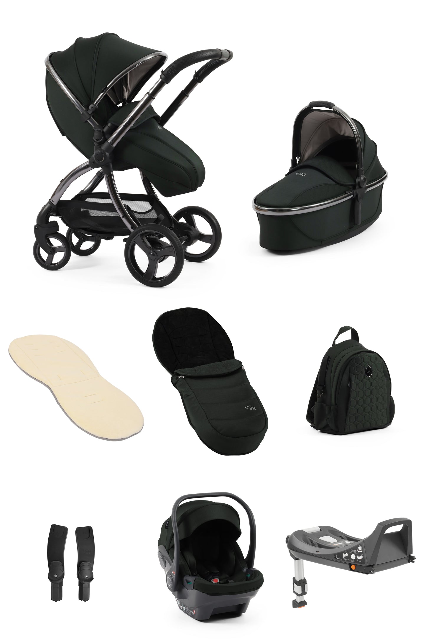 Egg3® Luxury 8 Piece Bundle-Black Olive