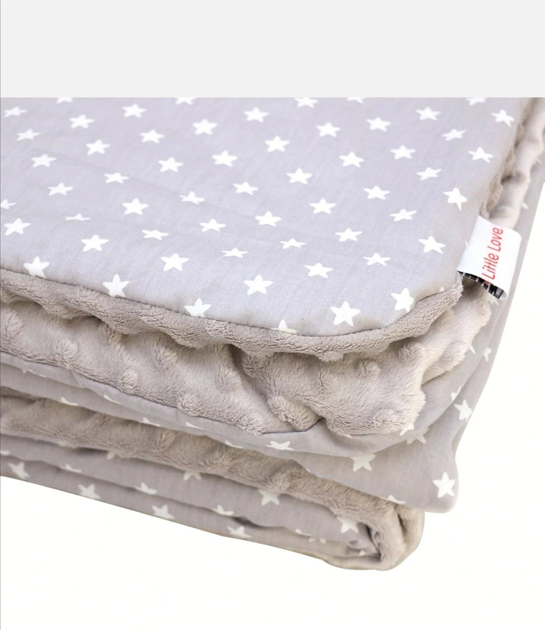 Little Love Blankets-Grey Star (5 point)