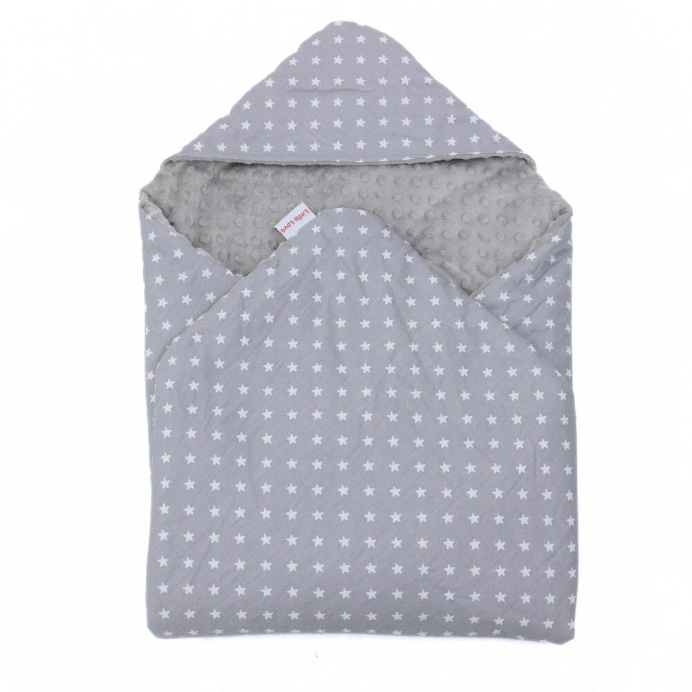 Little Love Blankets-Grey Star (5 point)