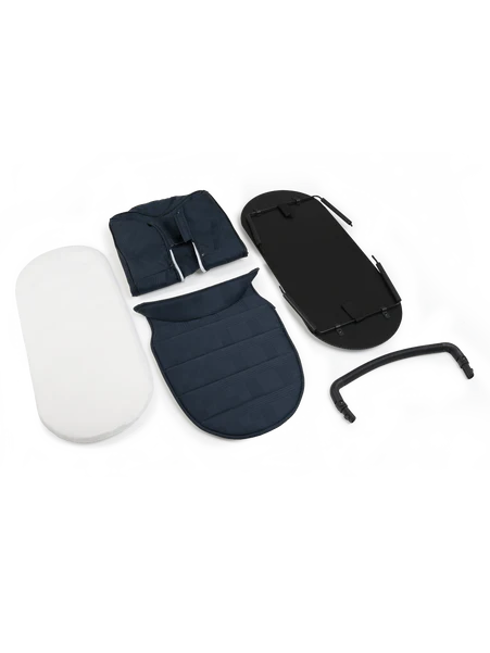 ICandy Peach 6 Second Carrycot Fabric & Bumper Bar Navy Check