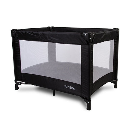 Red Kite Sleeptight Travel Cot-Black