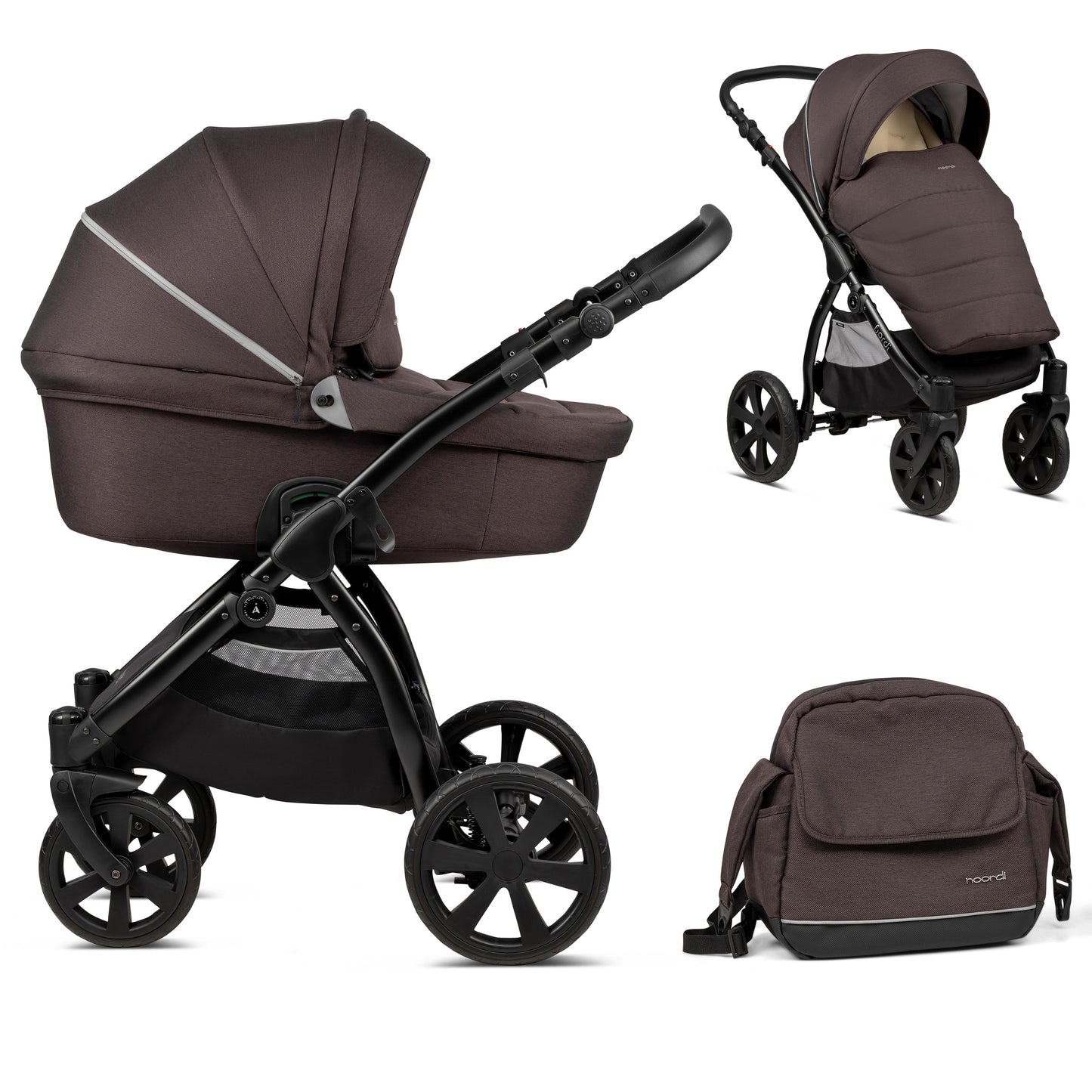Noordi Fjordi 3in1 Travel System-Chocolate