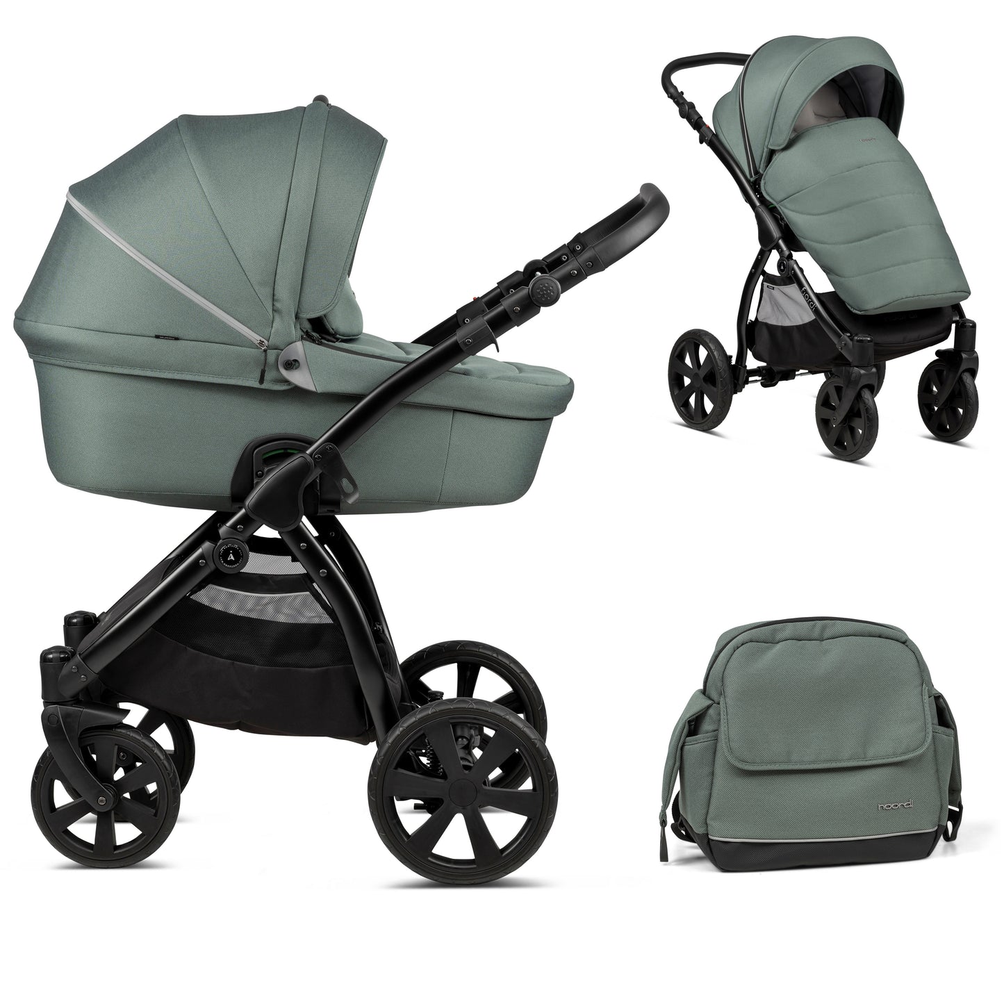 Noordi Fjordi 3in1 Travel System-Fern