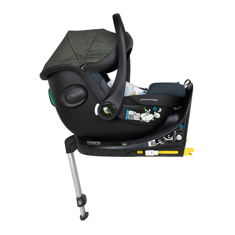 Cosatto Wow XL Car Seat and i-Size Base Bundle Bureau (Acorn i-Size)