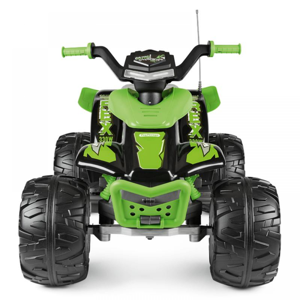 Peg Perego Corral T-Rex 330W 12v Quad Bike-Green