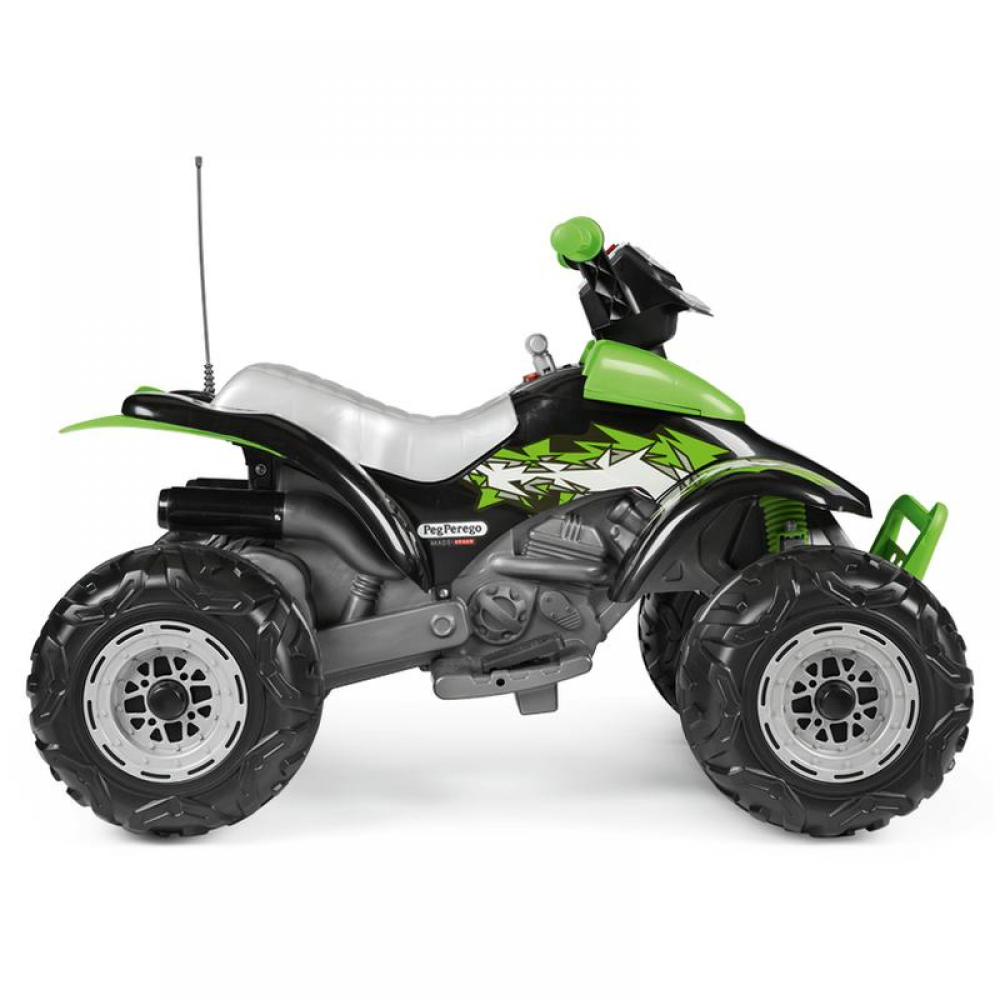 Peg Perego Corral T-Rex 330W 12v Quad Bike-Green