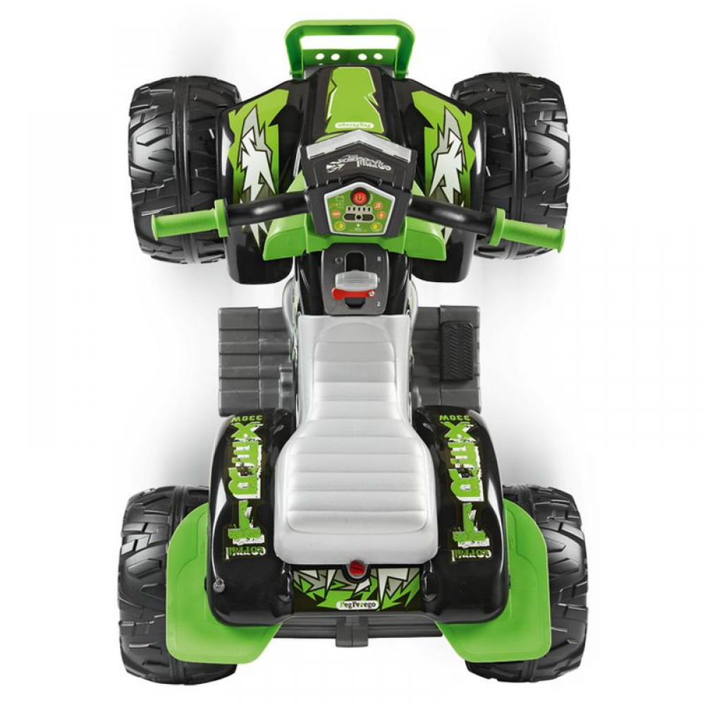 Peg Perego Corral T-Rex 330W 12v Quad Bike-Green