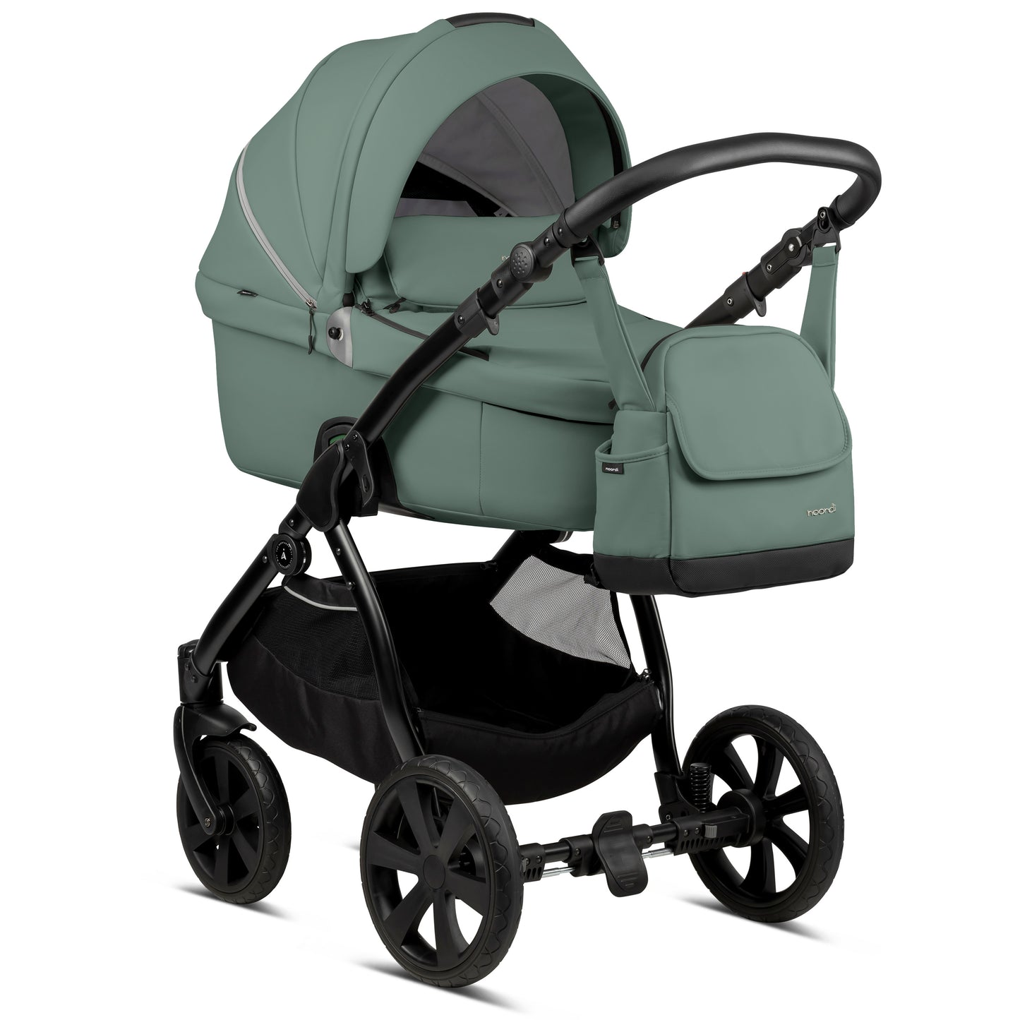 Noordi Fjordi Leather 2in1 Travel System-Sage
