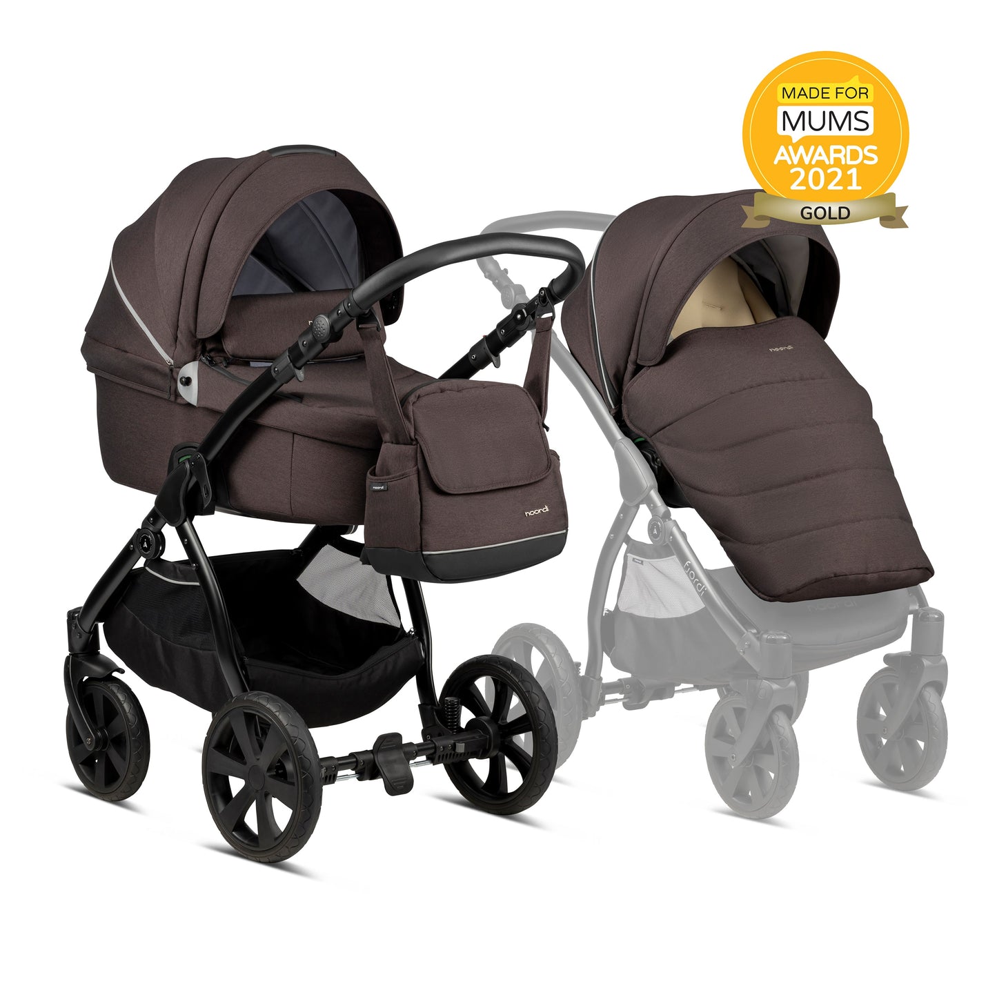Noordi Fjordi 3in1 Travel System-Chocolate