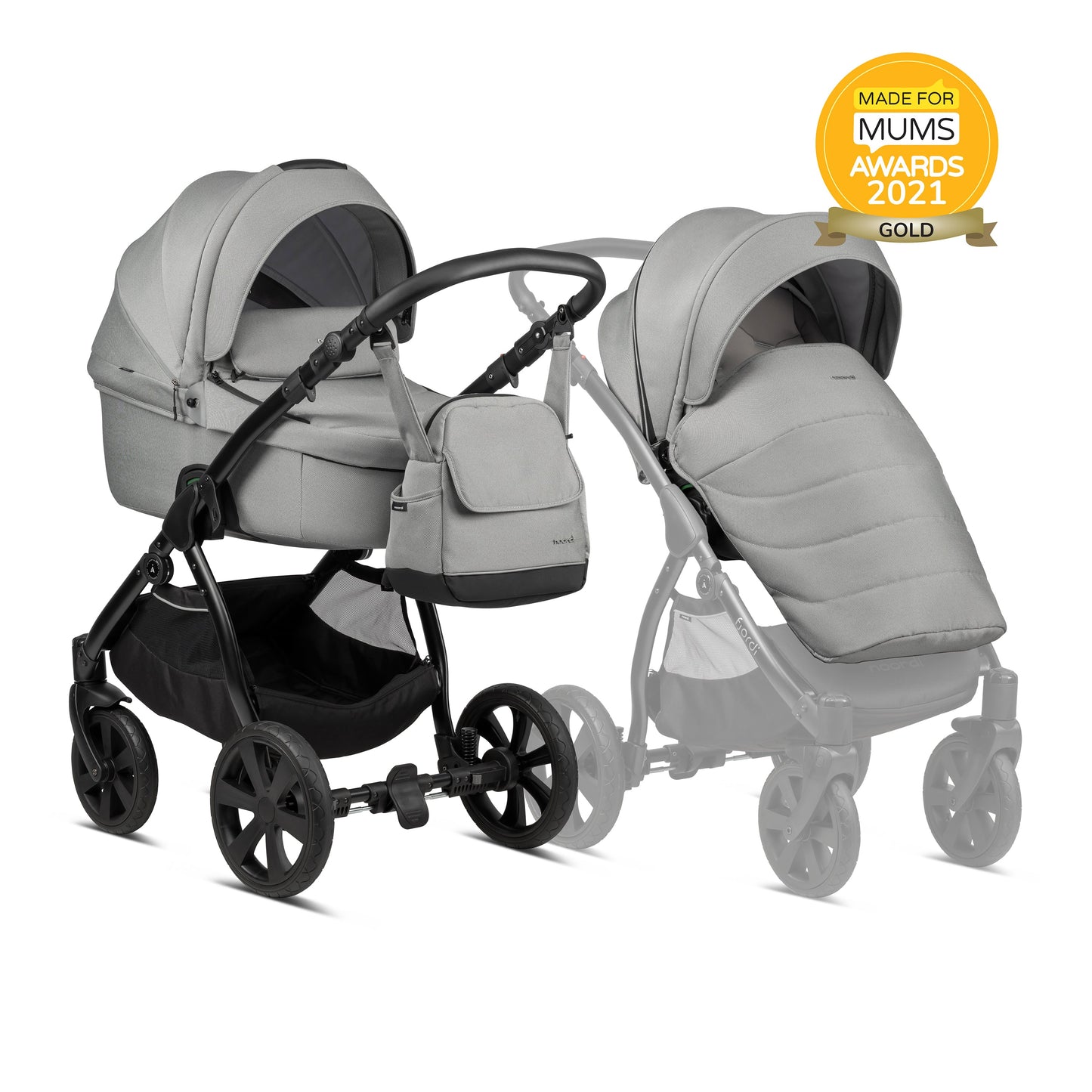 Noordi Fjordi 3in1 Travel System-Grey