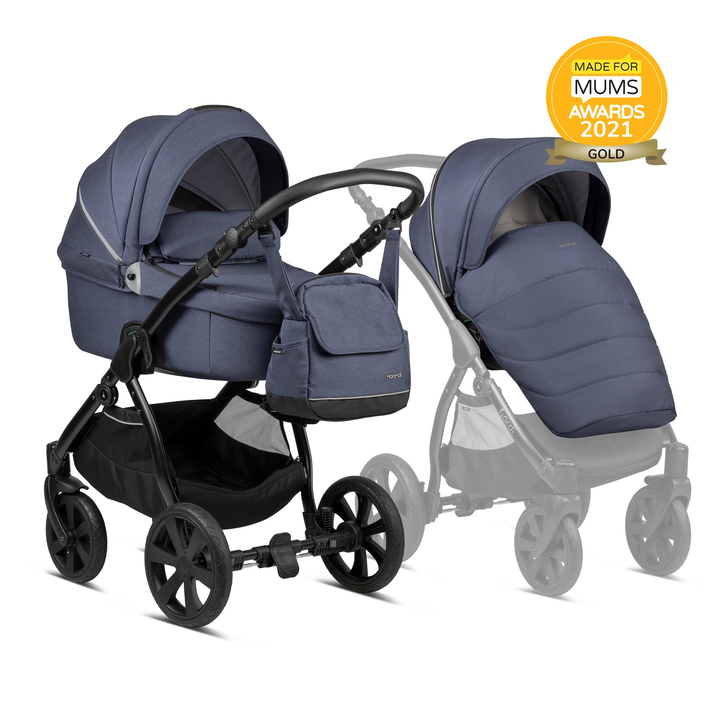 Noordi Fjordi 2in1 Travel System-Jean Blue