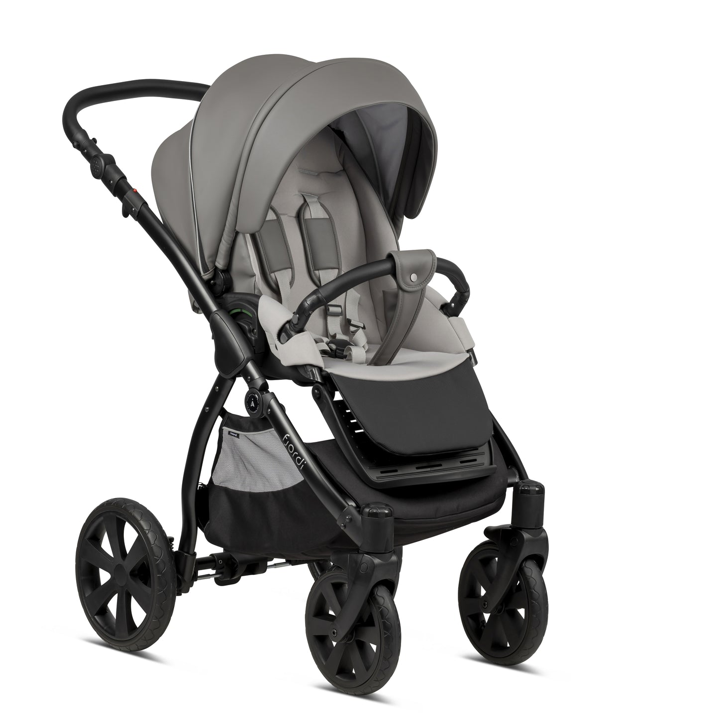 Noordi Fjordi Leather 2in1 Travel System-Graphite