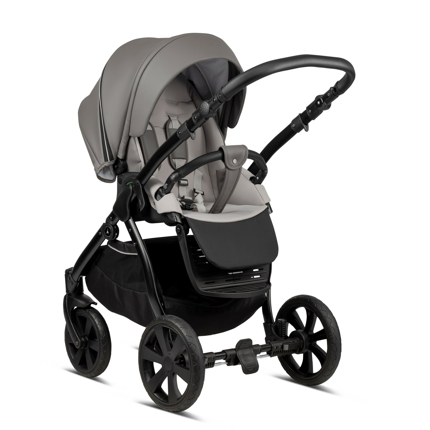 Noordi Fjordi Leather 2in1 Travel System-Graphite