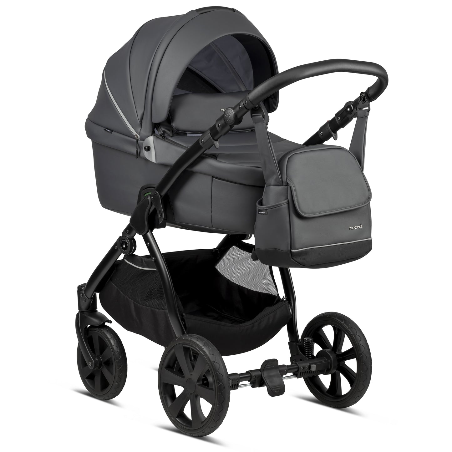 Noordi Fjordi Leather 3in1 Travel System-Shadow Grey