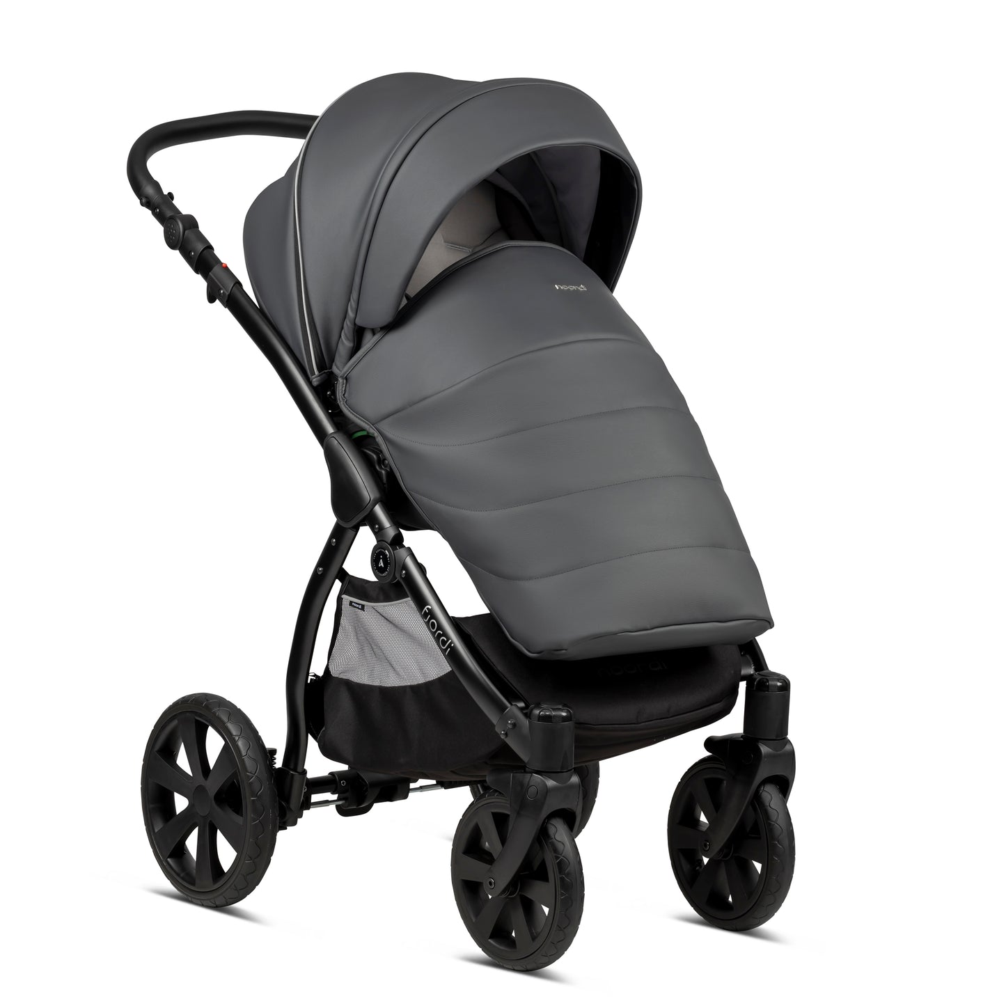 Noordi Fjordi Leather 2in1 Travel System-Shadow Grey