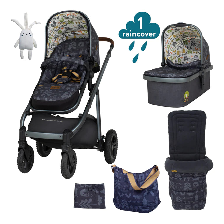Cosatto Wow 2 Special Edition Pram and Accessories Nature Trail Shadow