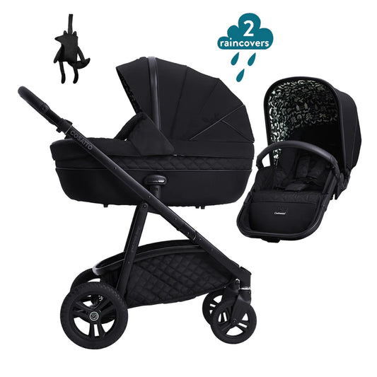 Wow Continental Pram and Pushchair Bundle-Silhouette