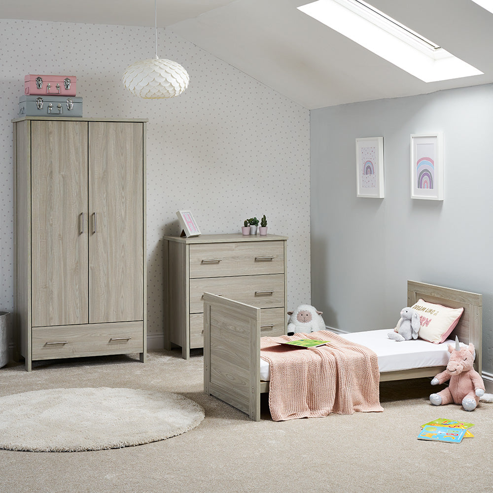 OBABY Nika 3 Piece Room Set-Grey Wash