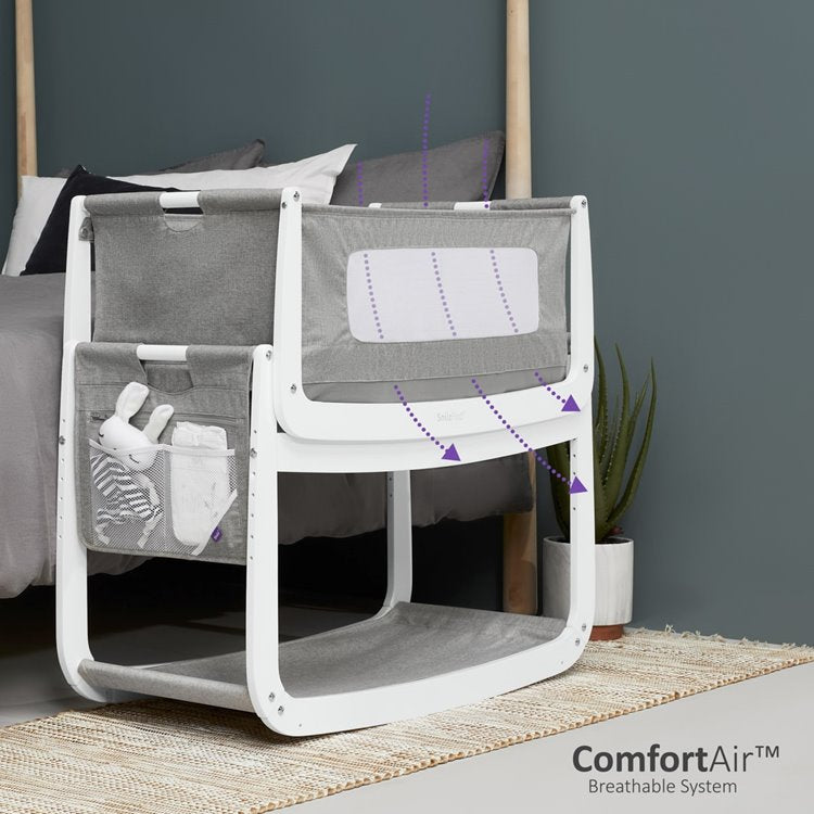 SnuzPod4 Bedside Crib-Dusk