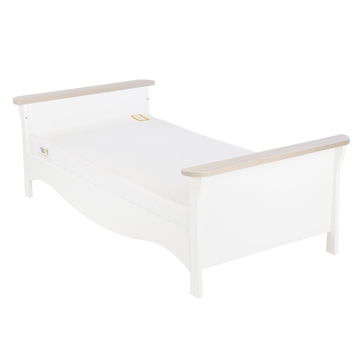Clara 3 Piece Nursery Room Set White-Driftwood Ash