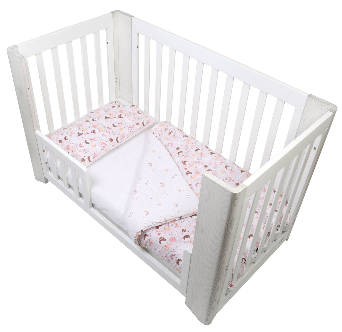 Forrest 3 Piece Reversible Cot Bed Set - Fairy