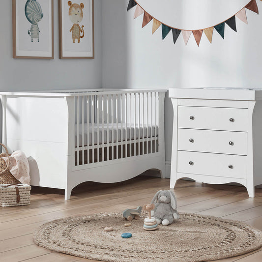 Clara 2 Piece Room Set-White