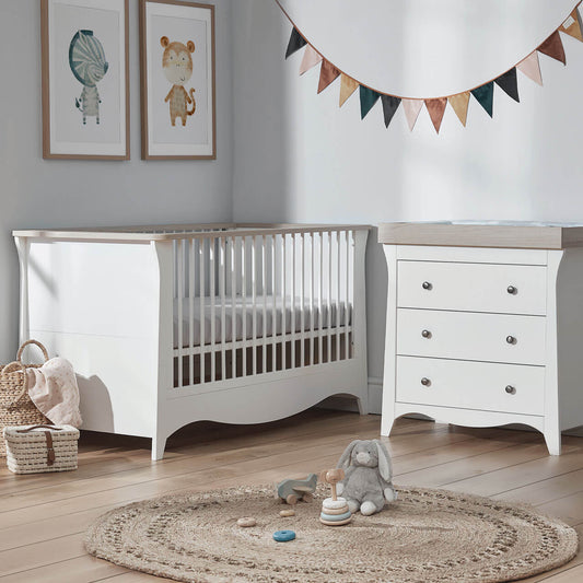 Clara 2 Piece Room Set-Driftwood Ash