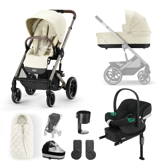 Cybex Balios S Lux 10 Piece Comfort Bundle-Seashell Beige