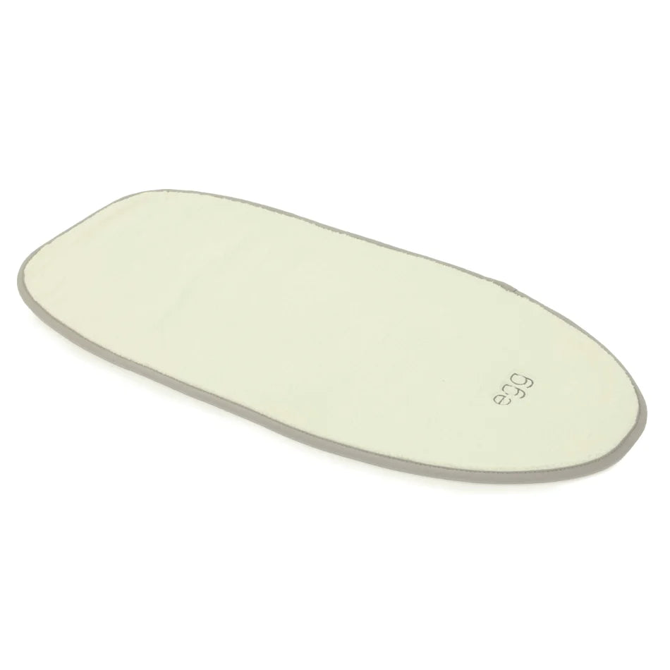 Egg Carrycot Sherpa Mattress Topper-Grey