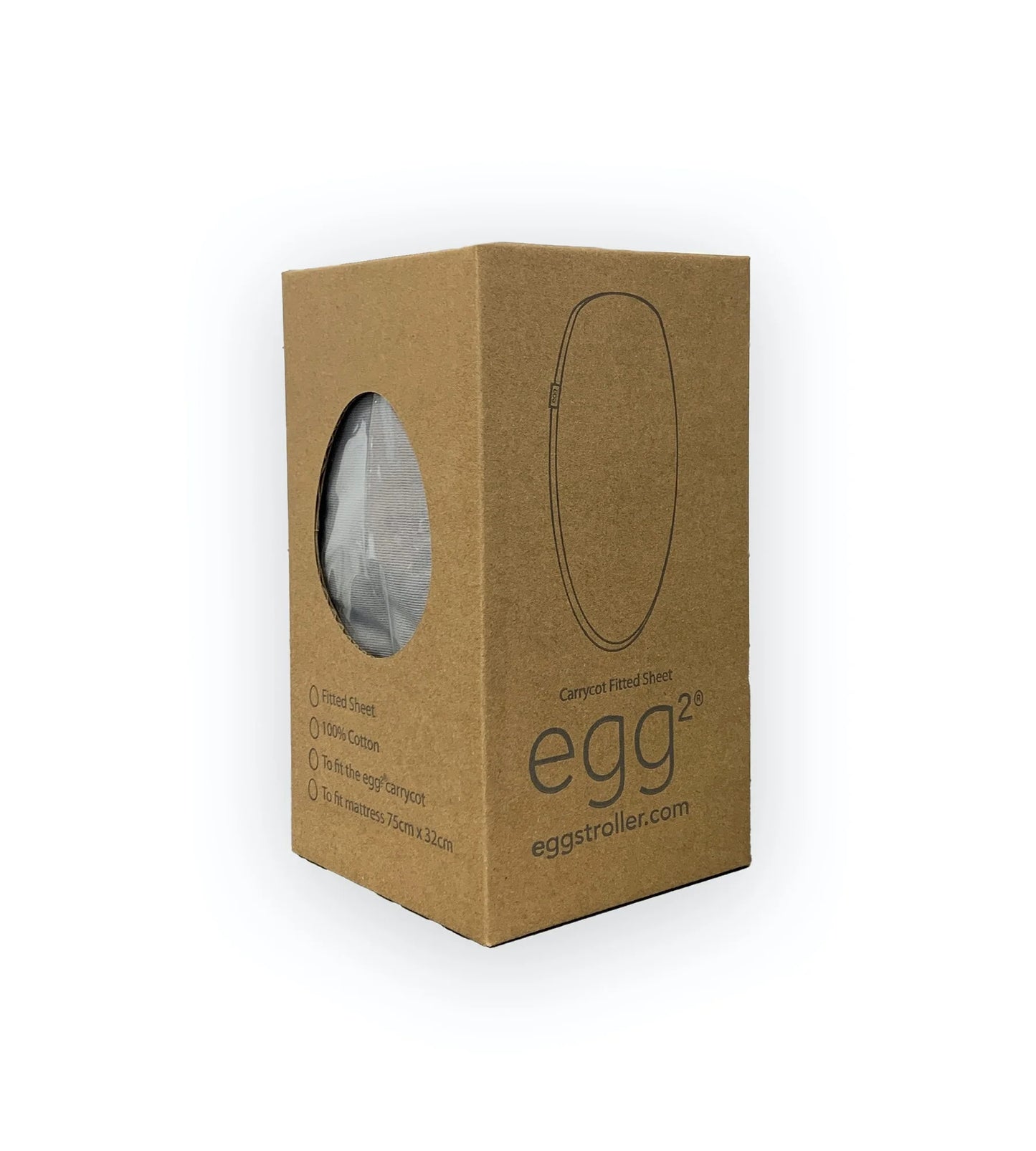 Egg2 Carrycot Fitted Sheets (2 Pack)