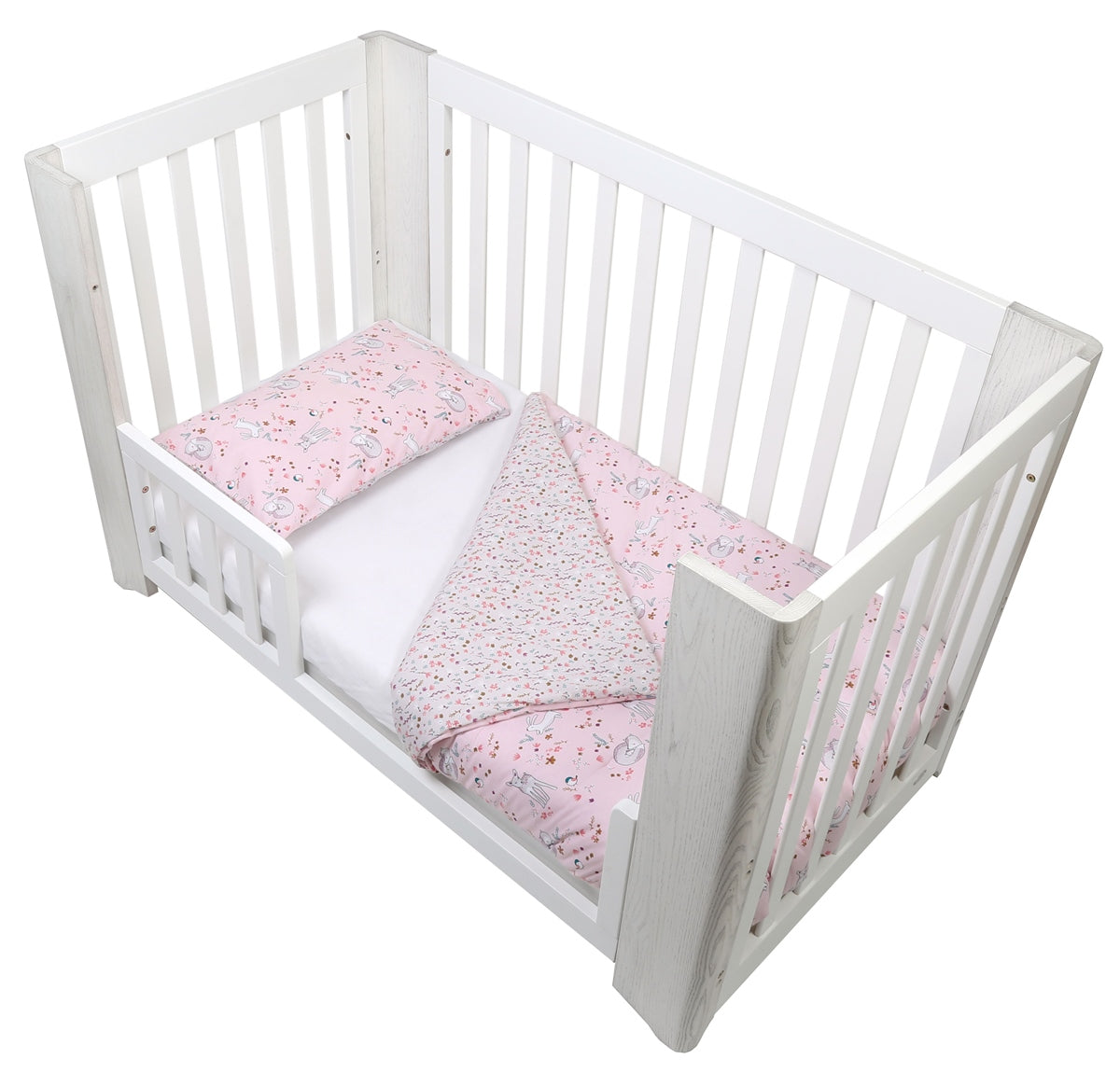 Forrest 3 Piece Reversible Cot Bed Set - Meadowland