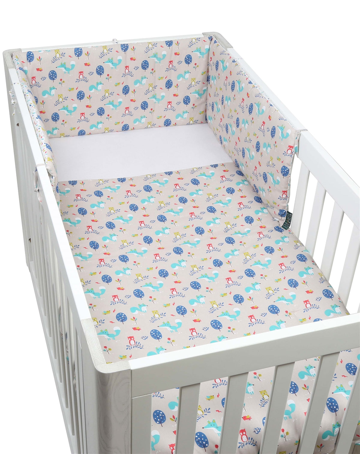 Forrest 3 Piece Reversible Cot Bed Set - Woody