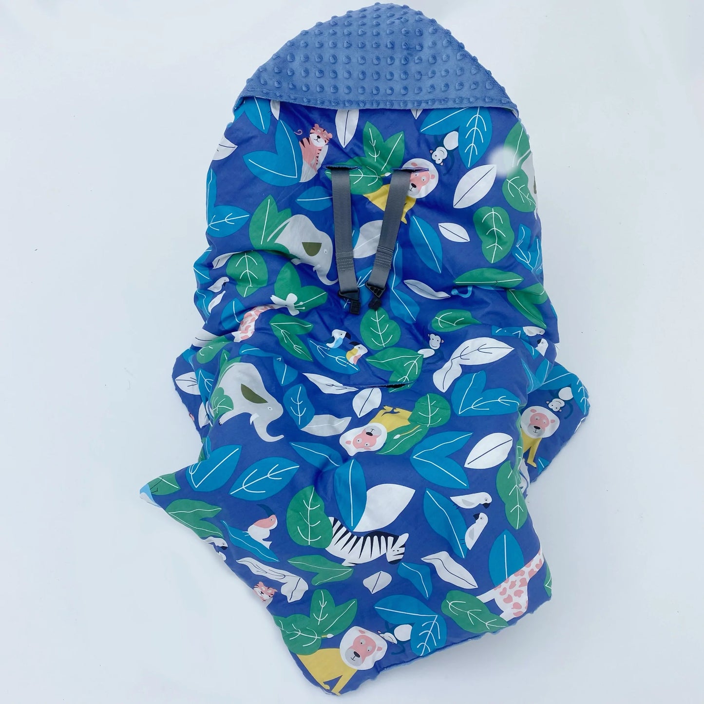 Little Love Blankets-Blue Animals (3 point)
