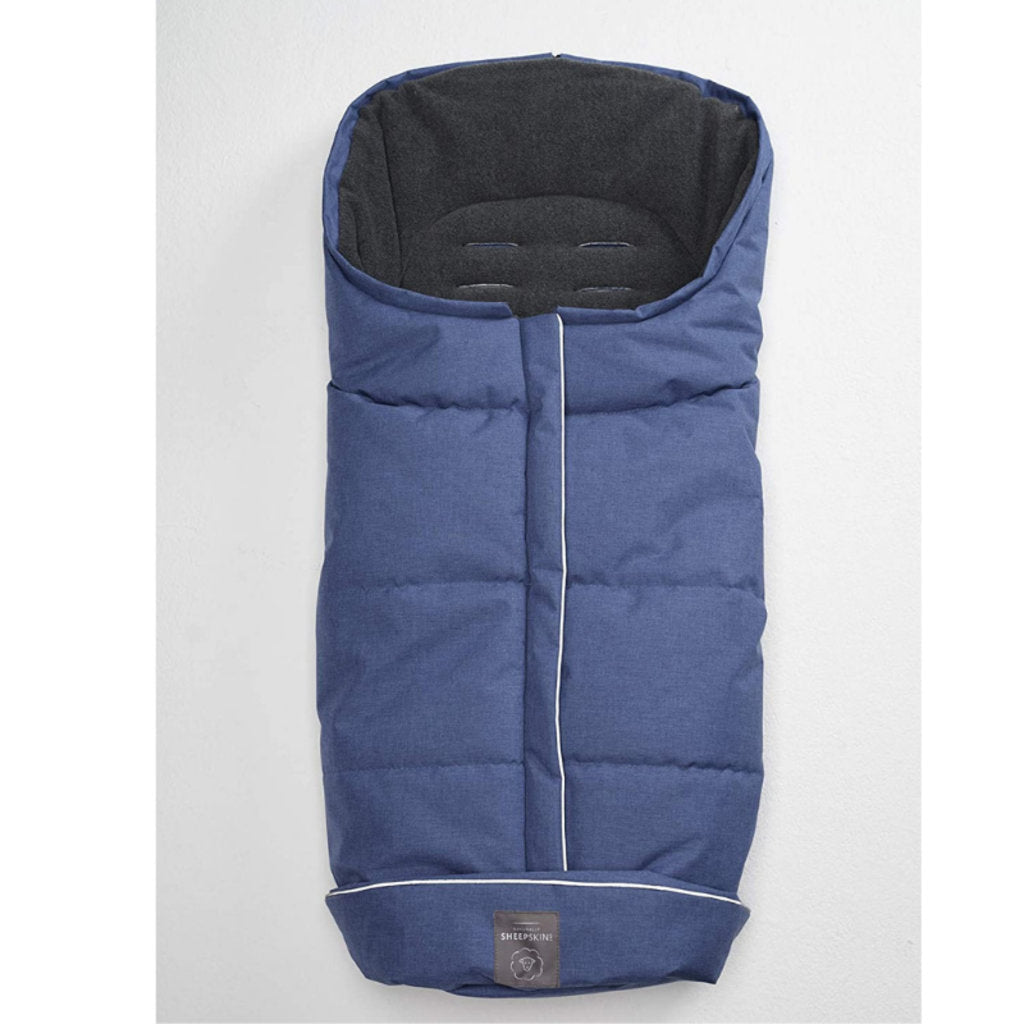 Naturally Sheepskin Fleece Footmuff-Navy